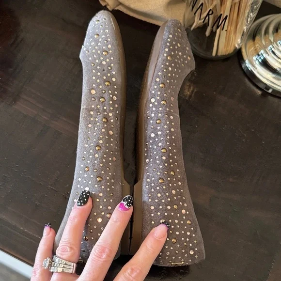 Sperry Silver Studded Loafers - Picture 8 of 8